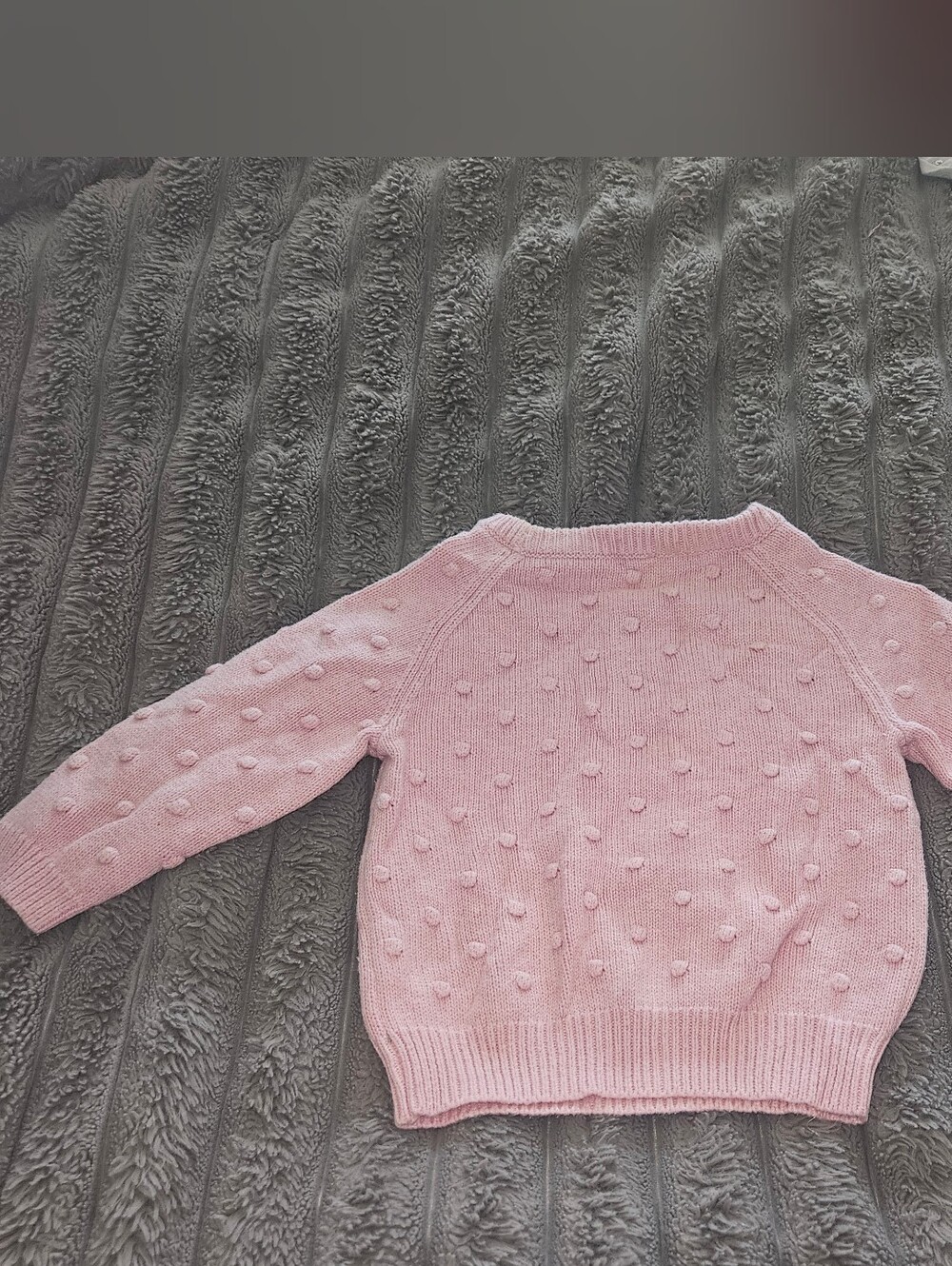 Jamie Kay Soft Pink Pom-Pom Crew Sweater
